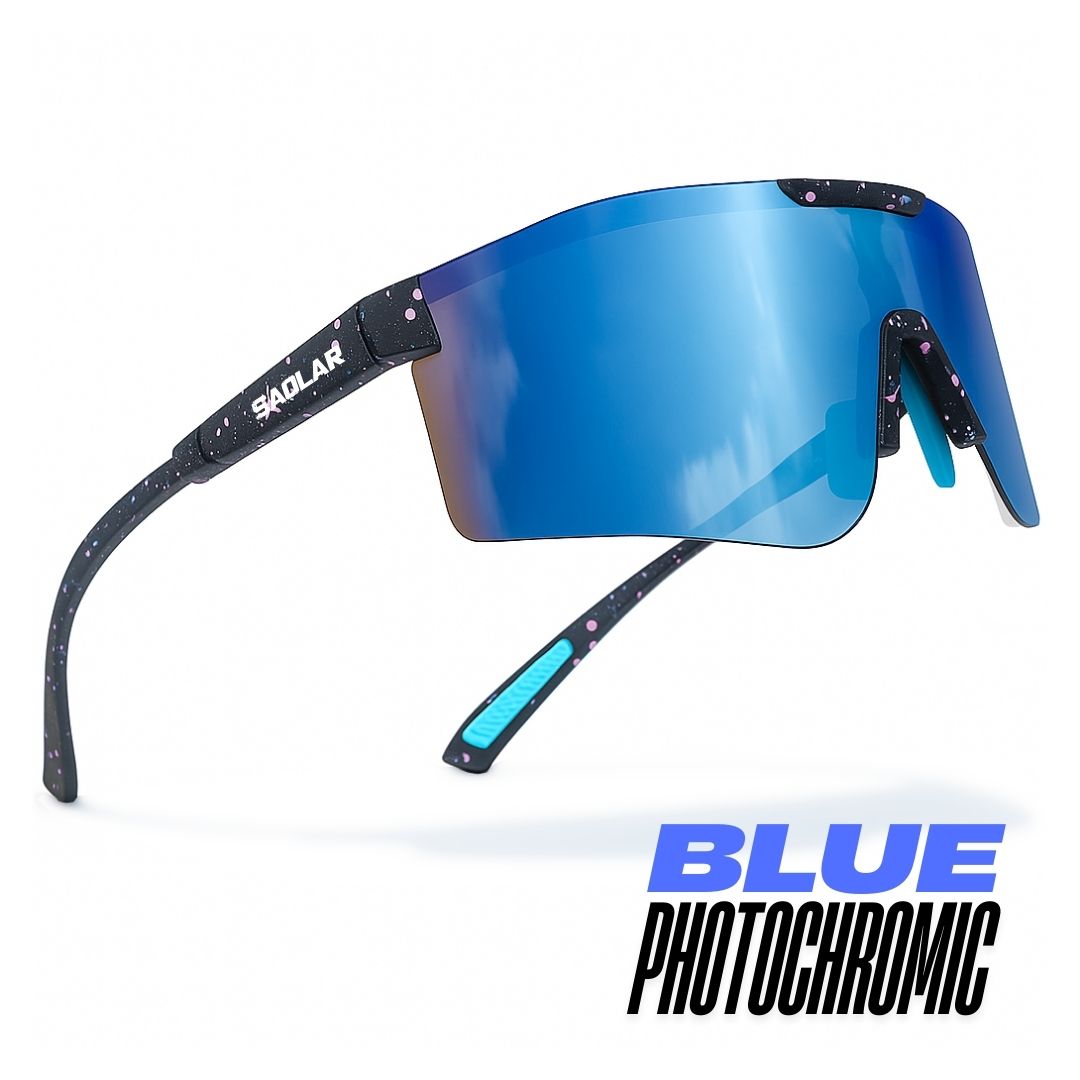SAOLAR Tundrake Blue Photochromic Sport Sunglasses