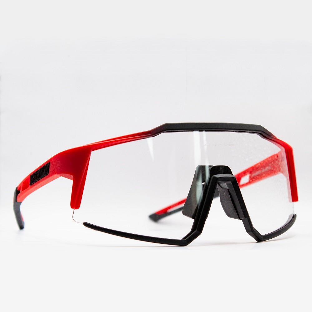 Cheetah photochromic sunglasses cycling - profile view 2