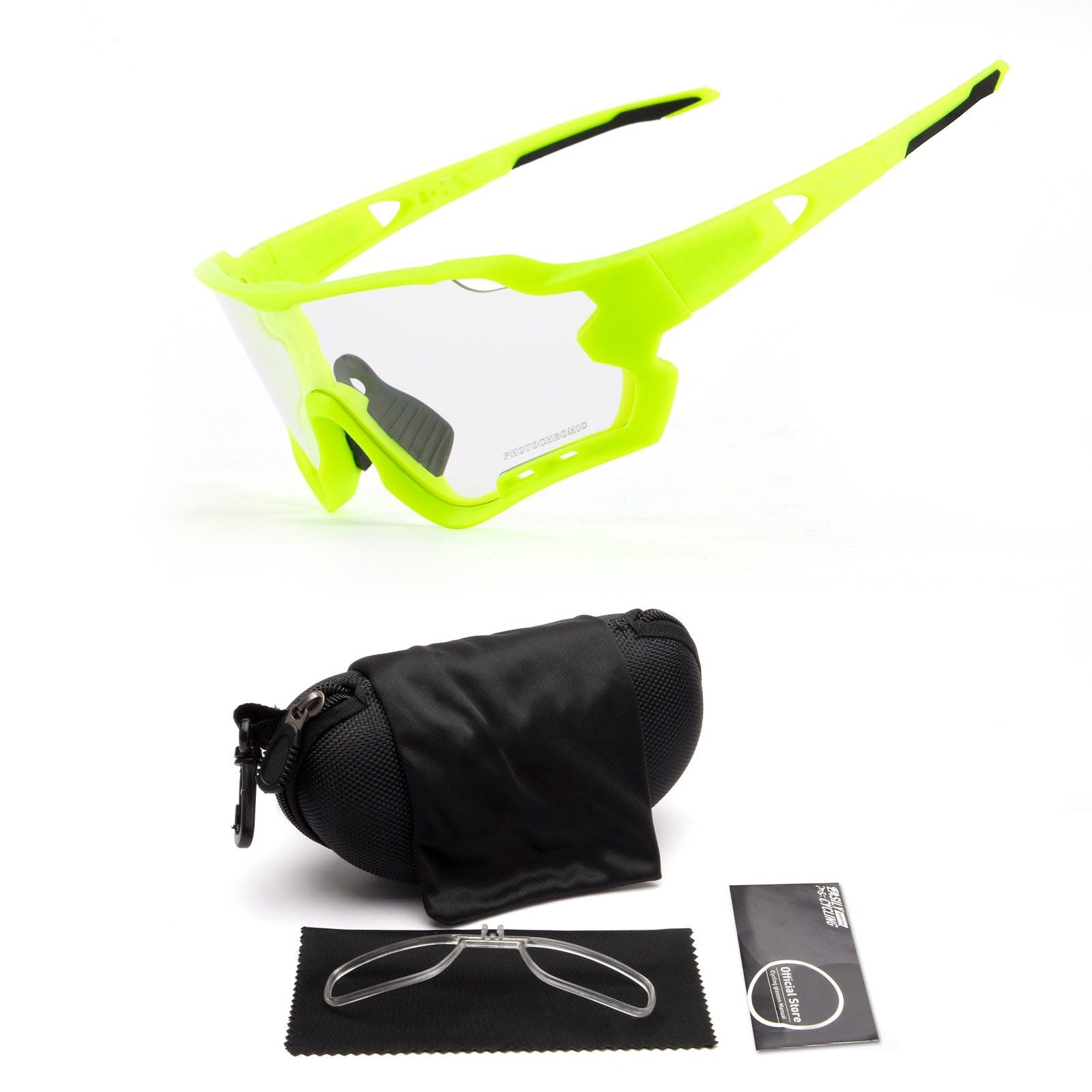 Cuttle photochromic cycling sunglasses - Green