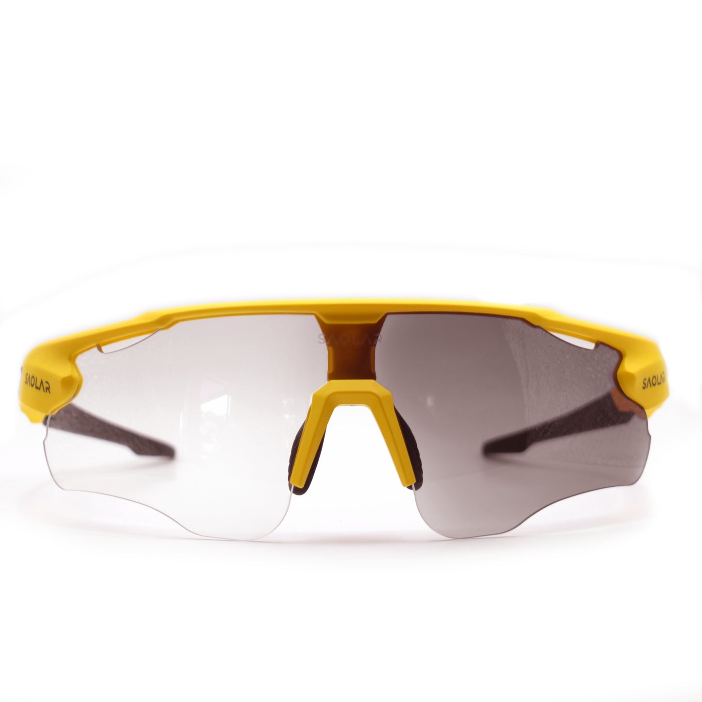 Helios Photochromic Cycling Glasses - Front Photochromic example