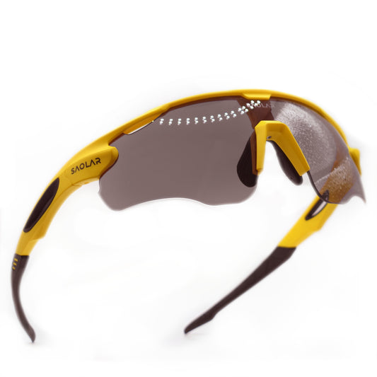 Helios Photochromic Cycling Glasses - Side View Dark