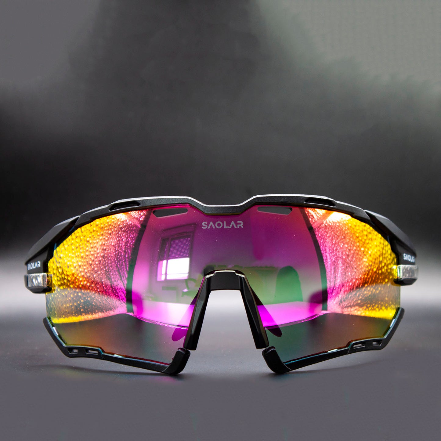SAOLAR Rapture Photochromic Cycling Glasses - Front View
