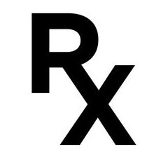 Black 'Rx' symbol - prescription lenses for SAOLAR sports sunglasses