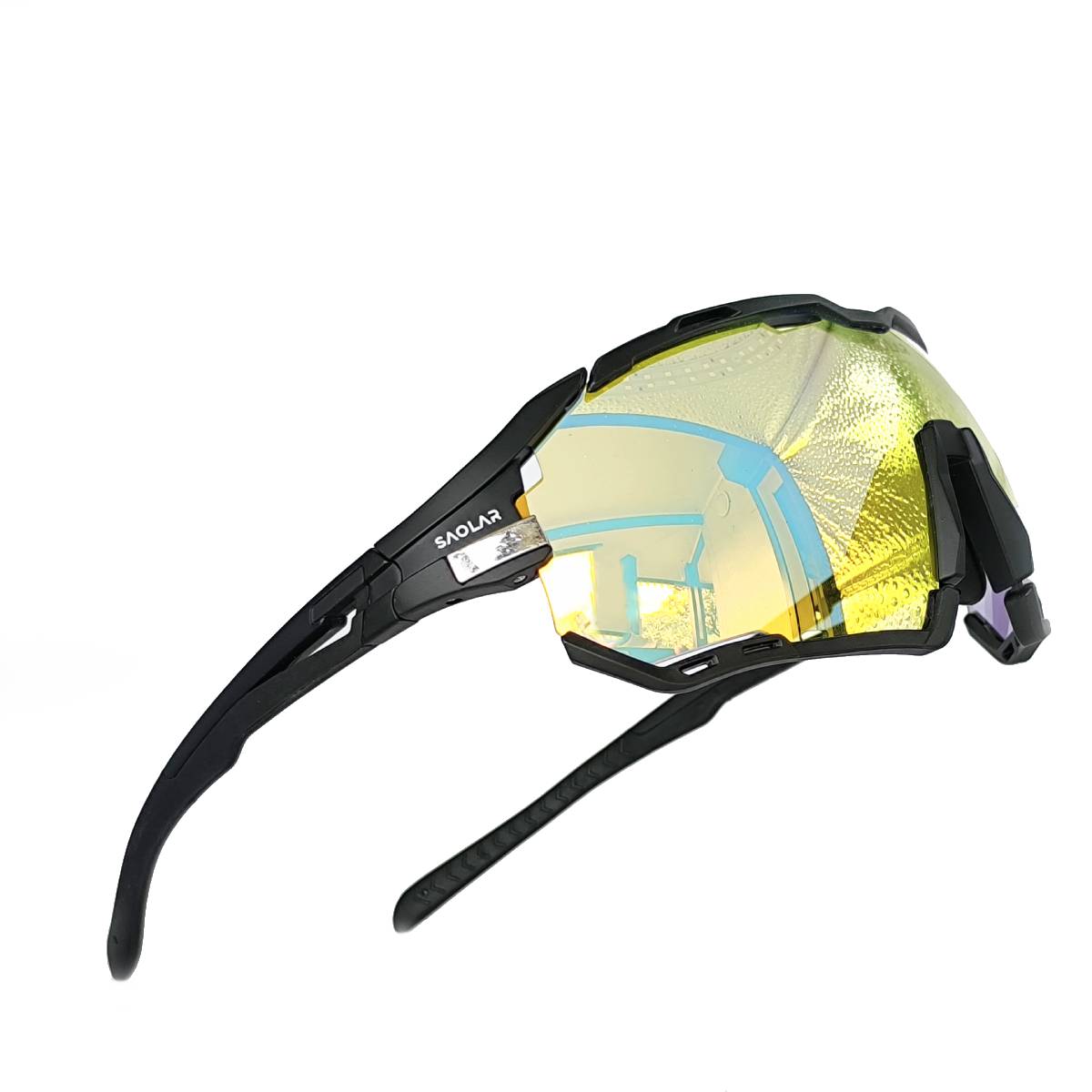 Rapture photochromic cycling glasses - side view