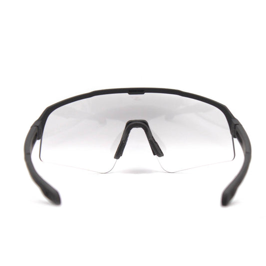 Back view of SAOLAR Stratos Kingsnake sport sunglasses with lightweight wraparound design.