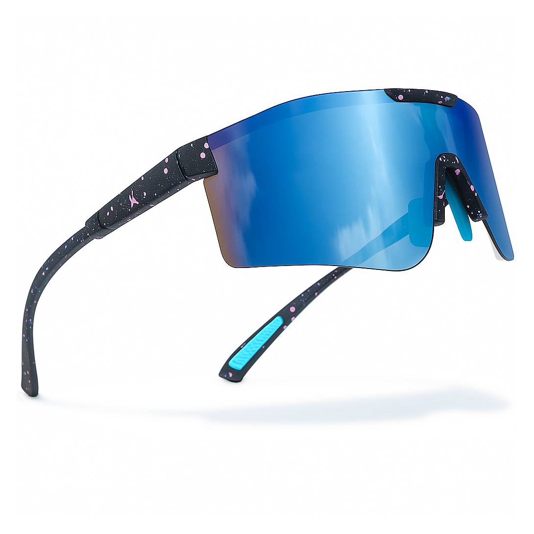 SAOLAR Tundrake photochromic sport sunglasses with full revo blue lenses category 0 to 3. Buy high performance wraparound sunglasses with UV400 protection, lightweight durable frame, and adjustable nose bridge. Ideal for cycling, running, and outdoor adventures. Designed for maximum coverage, comfort, and clear vision in changing light conditions.