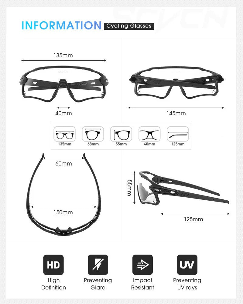 SAOLAR Vulcan Polarized - Sizes