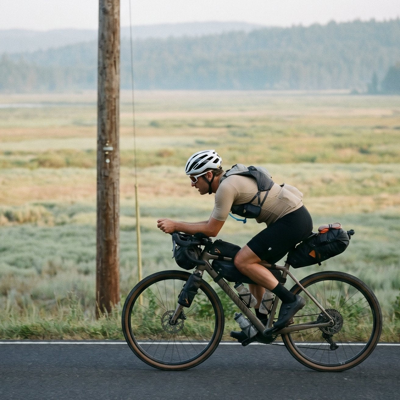 chasing dawn in Wyoming