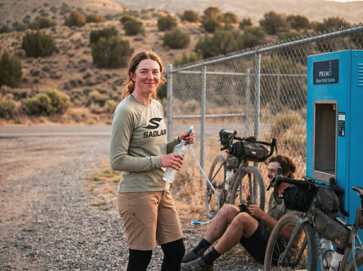 hydrating in Eastern Oregon