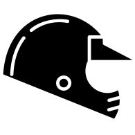Full Face Bike Helmet Icon