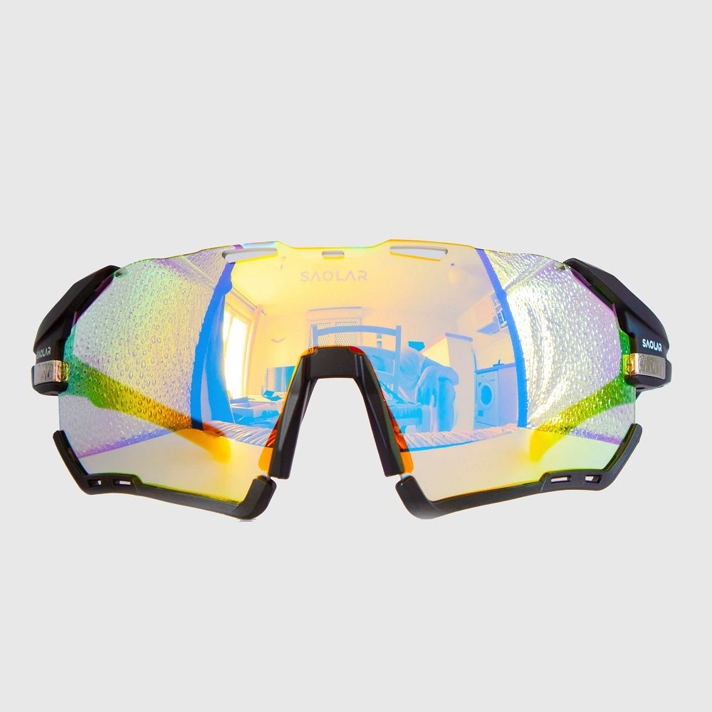 Rapture photochromic cycling glasses - front no upper bumper