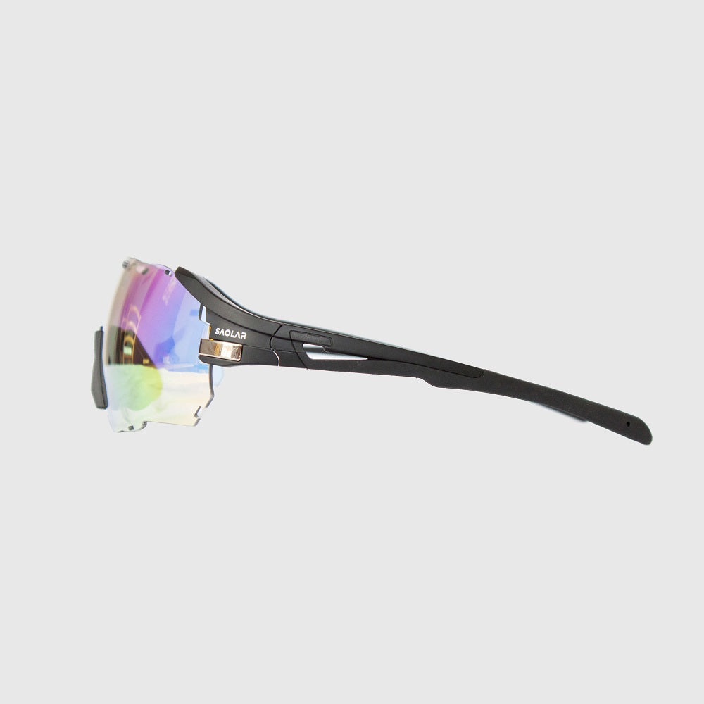Rapture photochromic cycling glasses - left view