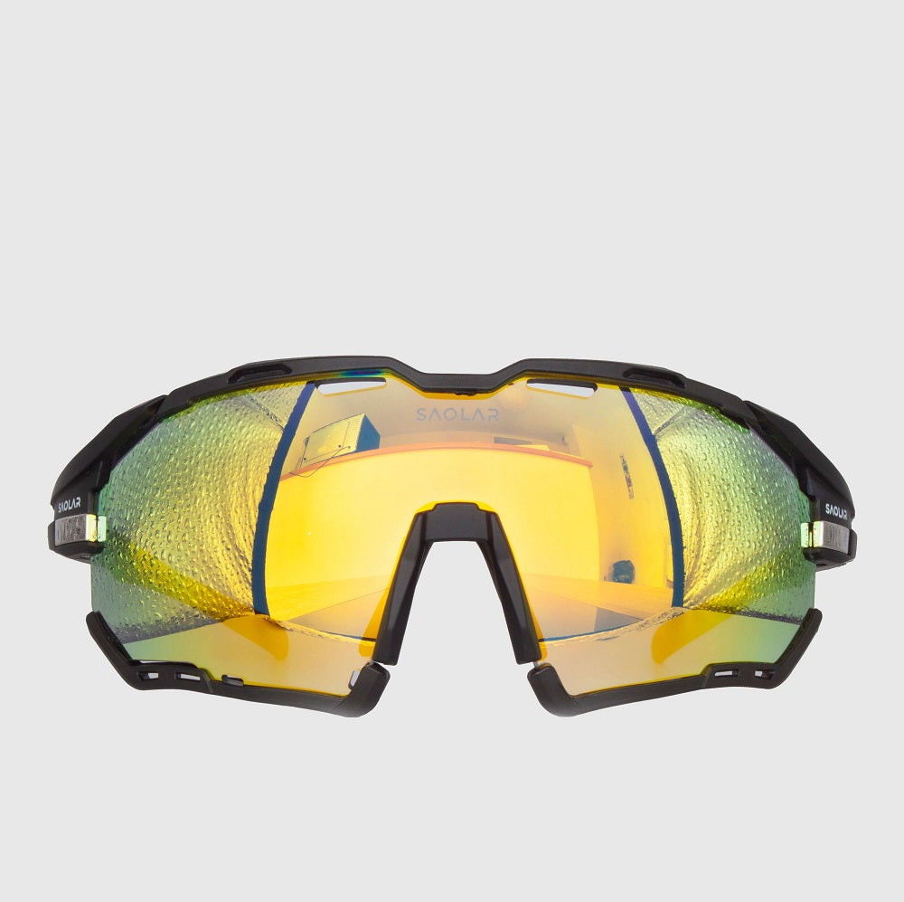 Yellow cycling online sunglasses