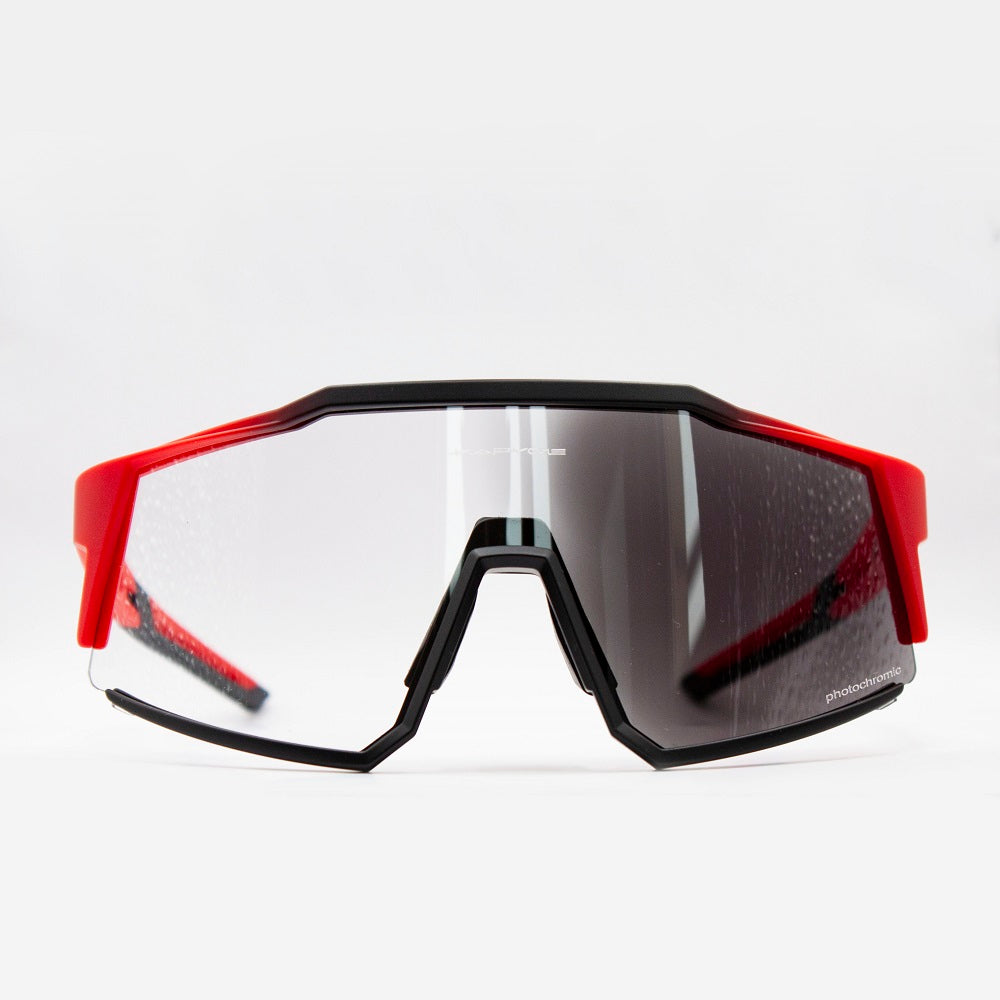 Cheetah photochromic sunglasses cycling - front view