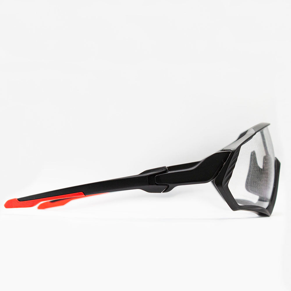 Sunreact photochromic cycling glasses - right view