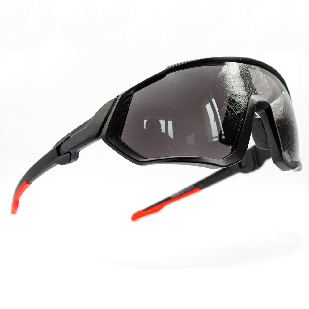 Sunreact photochromic cycling glasses - side view
